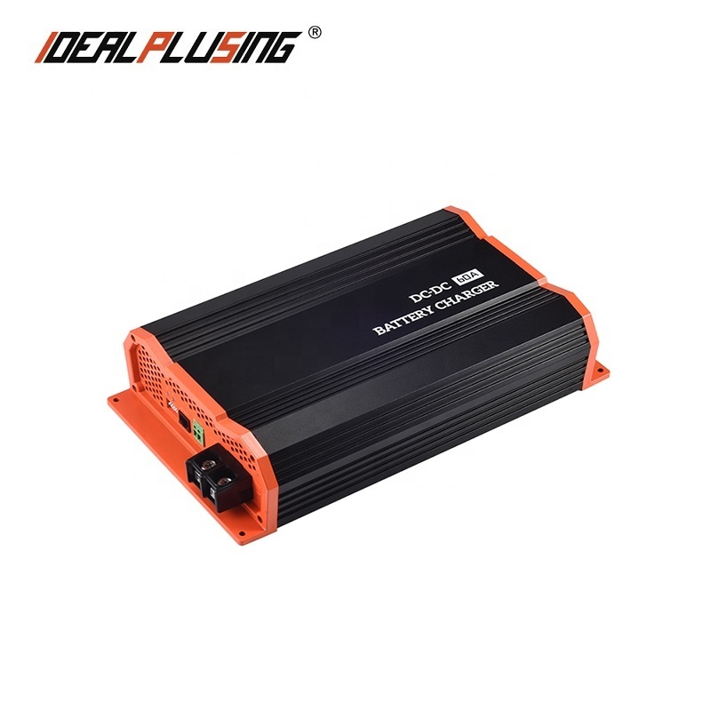 DC to DC charger 12V to 12V 60A 720W battery to Battery charger, lead-acid and lithium can be switched