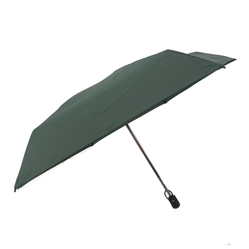 Custom Pocket Automatic Open Close MIniSize  Light Flat Four Folding Umbrella With Sleeve