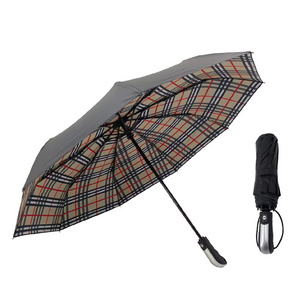 21Inch UV Protect Sun-proof Umbrella 3 Folding Waterproof Windproof Auto Open And Close Travel Umbrella