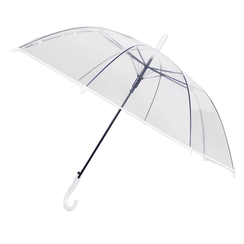 Umbrella in Stock Transparent Custom Automatic Adult CLASSIC Giveaways for Children POE Umbrella with Logo Umbrella Clear 94cm