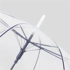 Umbrella in Stock Transparent Custom Automatic Adult CLASSIC Giveaways for Children POE Umbrella with Logo Umbrella Clear 94cm