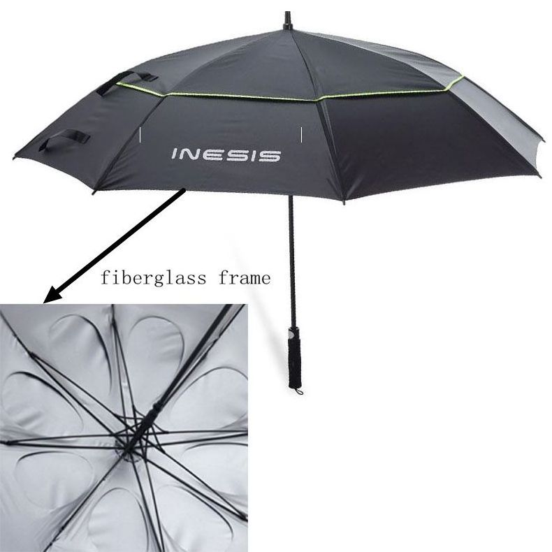 Double Layer  Big Size Golf Umbrella  Strong Windproof  And  Reflect Umbrella  With A Case