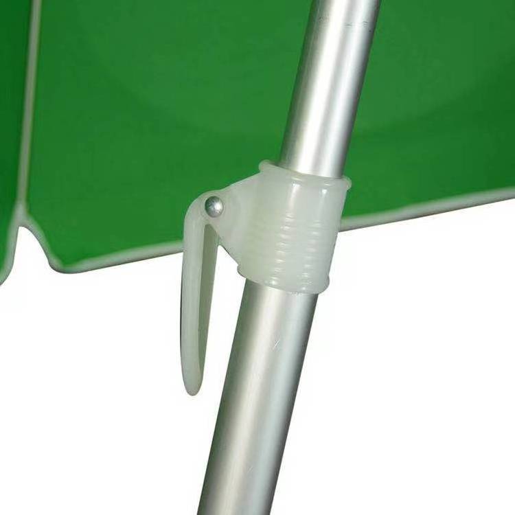 Outdoor Sun Protection Promotional Parasol 2m*8K Heavy Duty Tilt Beach Umbrella With Sand Screw