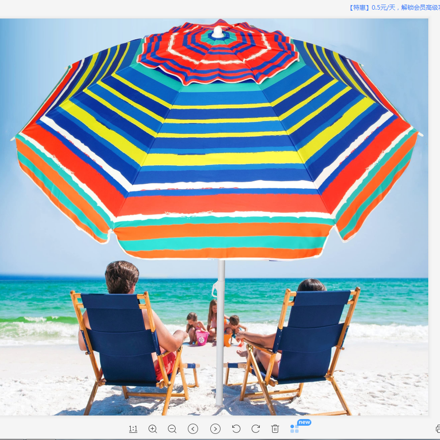 Beach umbrella shelter best sale