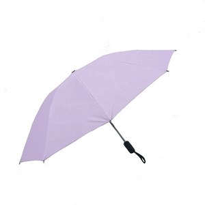 2023 New arrival 21 inch 3 fold Nano Technology Waterproof  Lotus Leaf  Effect UV Protect Automatic Reverse Travel  Umbrella