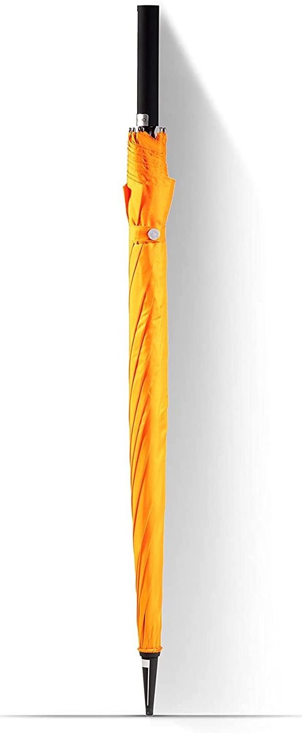 Auto Open 10 Ribs 55 Inch Fiberglass Straight Umbrella with Stylish Handle Golf umbrella