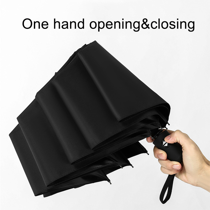 Multifunction Automatic 3 Folding Reverse Car Umbrella Adjustable Rotating Auto Open Close 3 Fold Business Umbrella