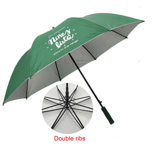 Men Business Rain Umbrellas With Gift Box Sun Block Umbrella Carbon Fiber Handle Business Gift UV Golf Umbrella