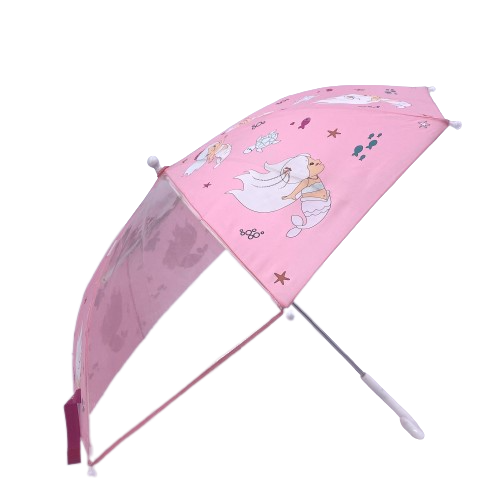 Lovely Little Mermaid Umbrella for kids design customised cartoon children's cheap kids umbrella