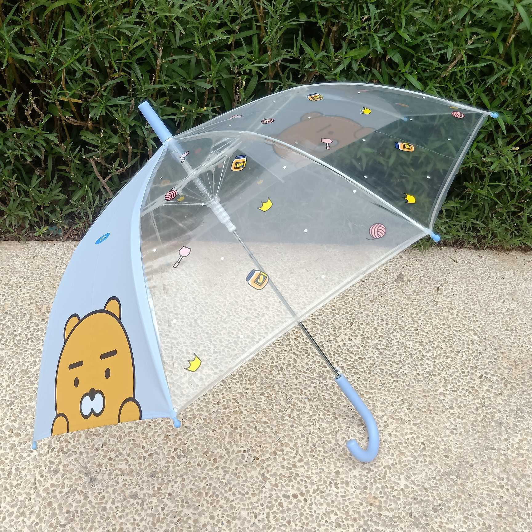 China Manufacturer  Promotion Cartoon Kid Cute Waterproof Child POE EVA Umbrella