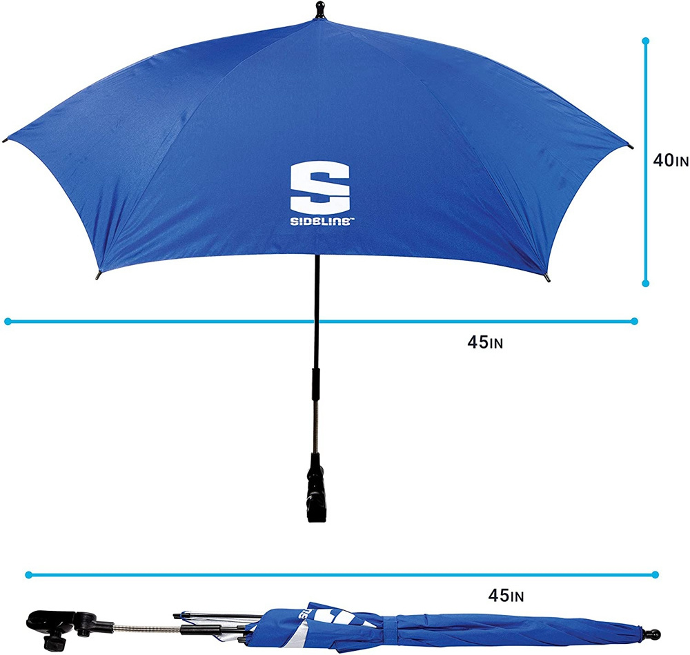 New Durable Seat Umbrella Adjustable Height Strong Walking Umbrella clip adult Parapluie Anti Uv umbrella with carry case