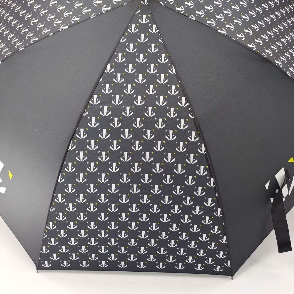 Gift Umbrellas Manufacturer China Auto Open 27inch Golf Umbrella black and white over all logo printed umbrella