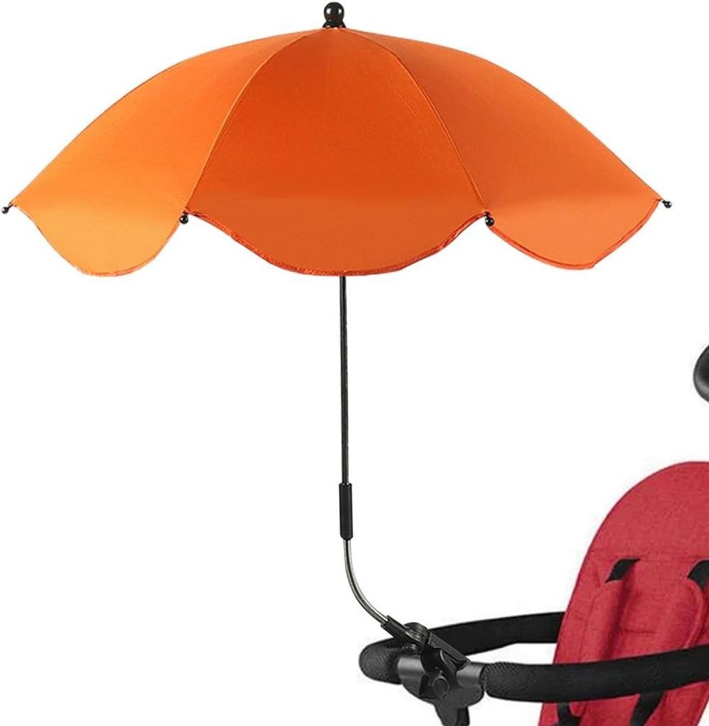 Sun UV Protection Baby Stroller customised umbrella paraguas Kids Beach Chair Umbrella with Clamp