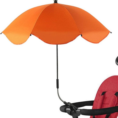 Sun UV Protection Baby Stroller customised umbrella paraguas Kids Beach Chair Umbrella with Clamp