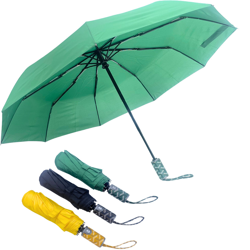 Chinese Sun Protection Three Folding Travel Uv Paraguas Umbrella