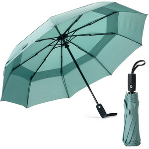 Rain Windproof Portable Red Umbrella Strong Windproof Full Automatic Auto Close Fold Umbrella For The Rain