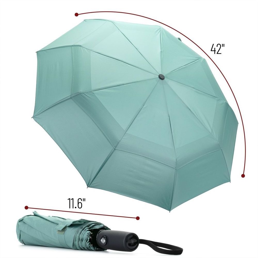 Rain Windproof Portable Red Umbrella Strong Windproof Full Automatic Auto Close Fold Umbrella For The Rain