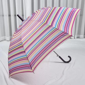 Bohemian Style Indian Straight Long Pongee Umbrella Classic Design for Adults Travel-friendly Semi-Automatic Hanging Function