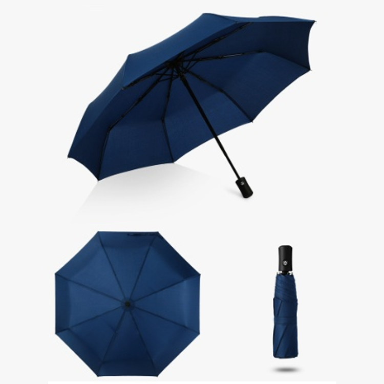 Automatic umbrella foldable Custom logo Cheap price promotional windproof for 3 fold umbrella