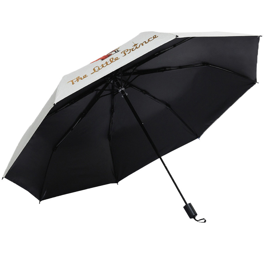 Summer UV protection The little prince printing parasol fold umbrella