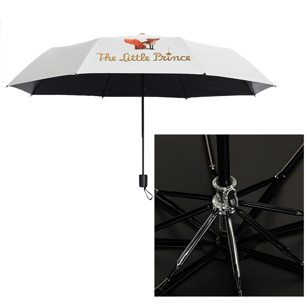 Summer UV protection The little prince printing parasol fold umbrella