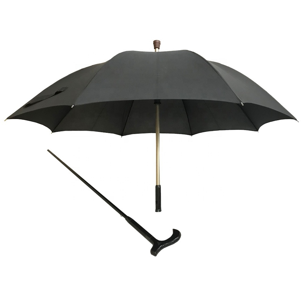 High Quality Cane And Stick Crutch Umbrella For Grandpa Grandma Old Man