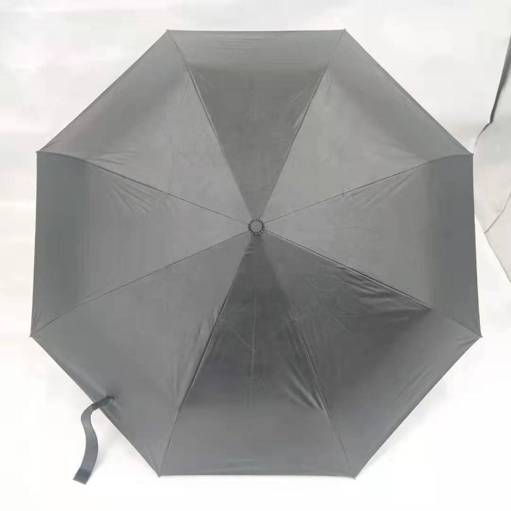 2021 luxury business gifts 21Inches Automatic Special PU Canopy Glass Fiber Folding Travel Umbrella Wholesale umbrellas