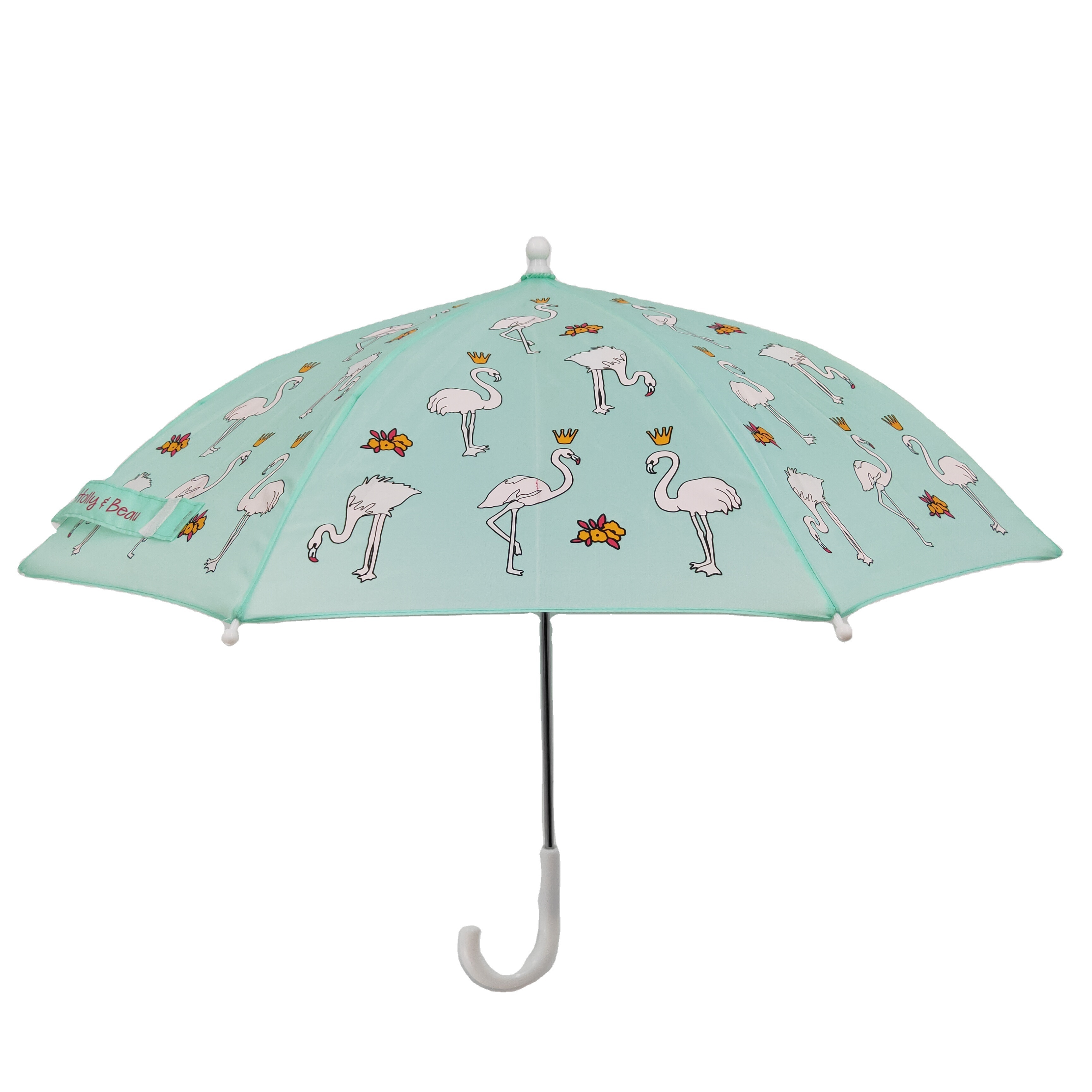 Manual Open Flamingo Girls Gift Custom Color Change Fun Kid Umbrella