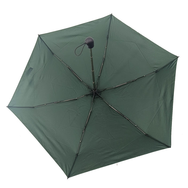 Custom Pocket Automatic Open Close MIniSize  Light Flat Four Folding Umbrella With Sleeve