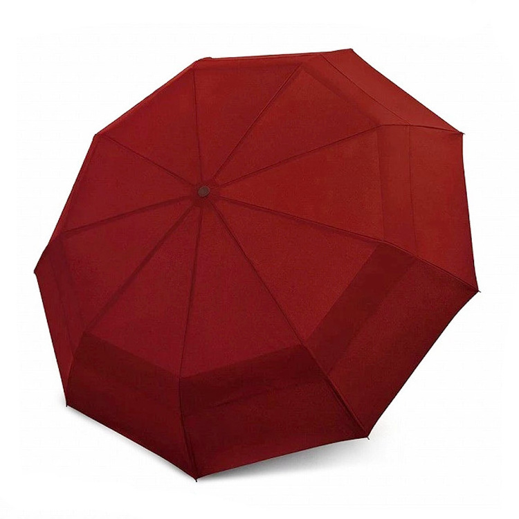 Windproof Automatic Fold Double Layer Umbrella Portable