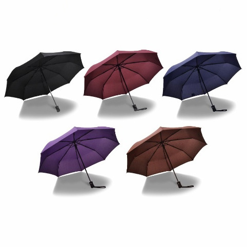 Automatic umbrella foldable Custom logo Cheap price promotional windproof for 3 fold umbrella