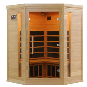 Hot sale Luxury 4 people buy far full spectrum near infrared sauna with red light therapy  room massage hidden camfull spectrum