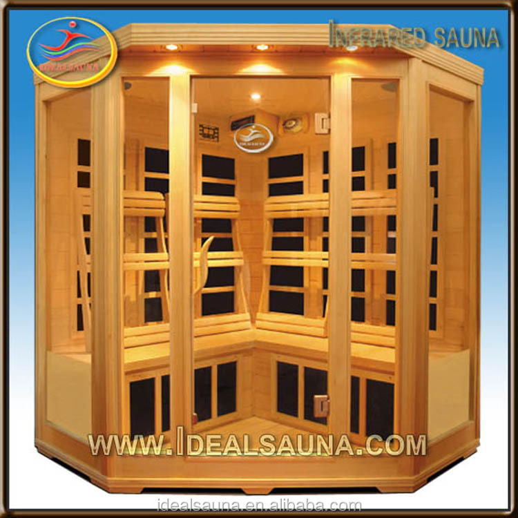 Corner sauna carbon heater 3 person seks sauna