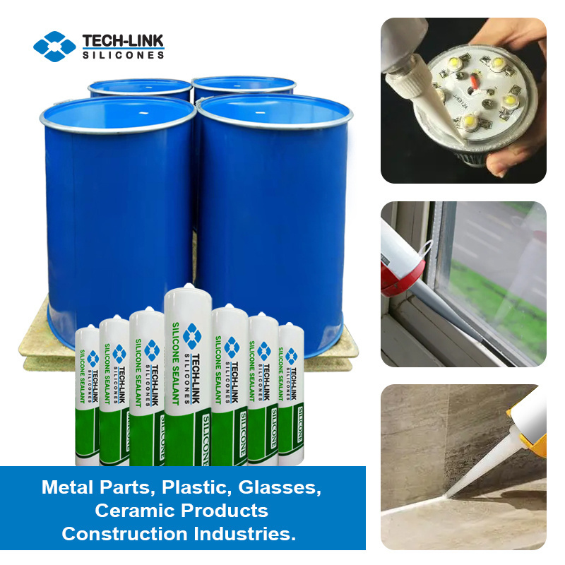 Wholesale Industrial Grade Weather-resistant Neutral Single Component Silicone Adhesive 300ml Construction Sealant For Roof