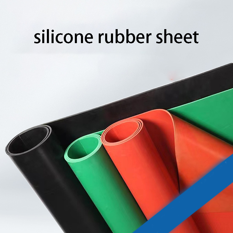 High Temperature Resistant Soft High Elastic Silicone Sheet Roll Silicone Sheet 0.1mm 0.5mm Silicone Sheet For Heat Press