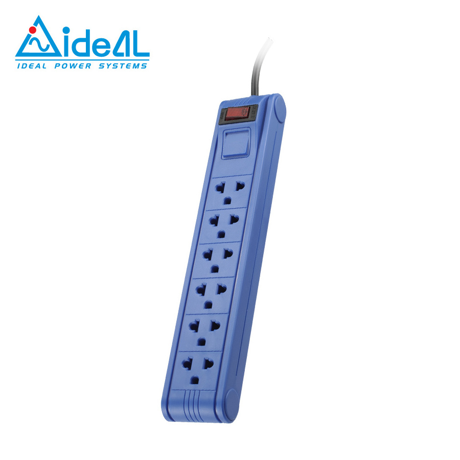 6 outlets for surge protected power strip cable extension 10A