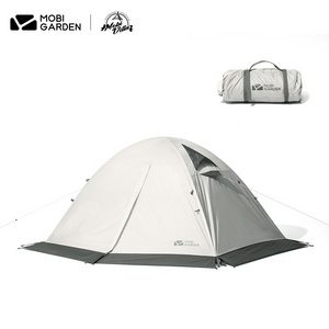 MOBI GARDEN Camping Tent 2-3 Persons Lightweight Backpacking Tent With Snow Skirt Waterproof Windproof Outdoor