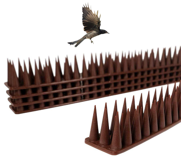 Bird Spikes Roof Guard Pigeon Prevention Rodent Deterrent Animal and Pest Control Bird Deterrent Spikes Repellent Fe