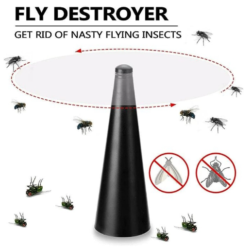 Smart Pest Control Fly Fans for Tables Indoor and Outdoor Bug Repellent for Restaurants  USB and  Battery Powered