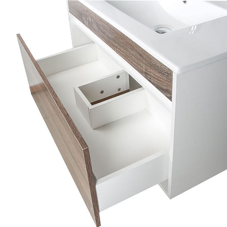 Ready Made Melamine MDF Under Basin Bathroom Cabinet with Storage Mirror Bathroom Storage Cabinet