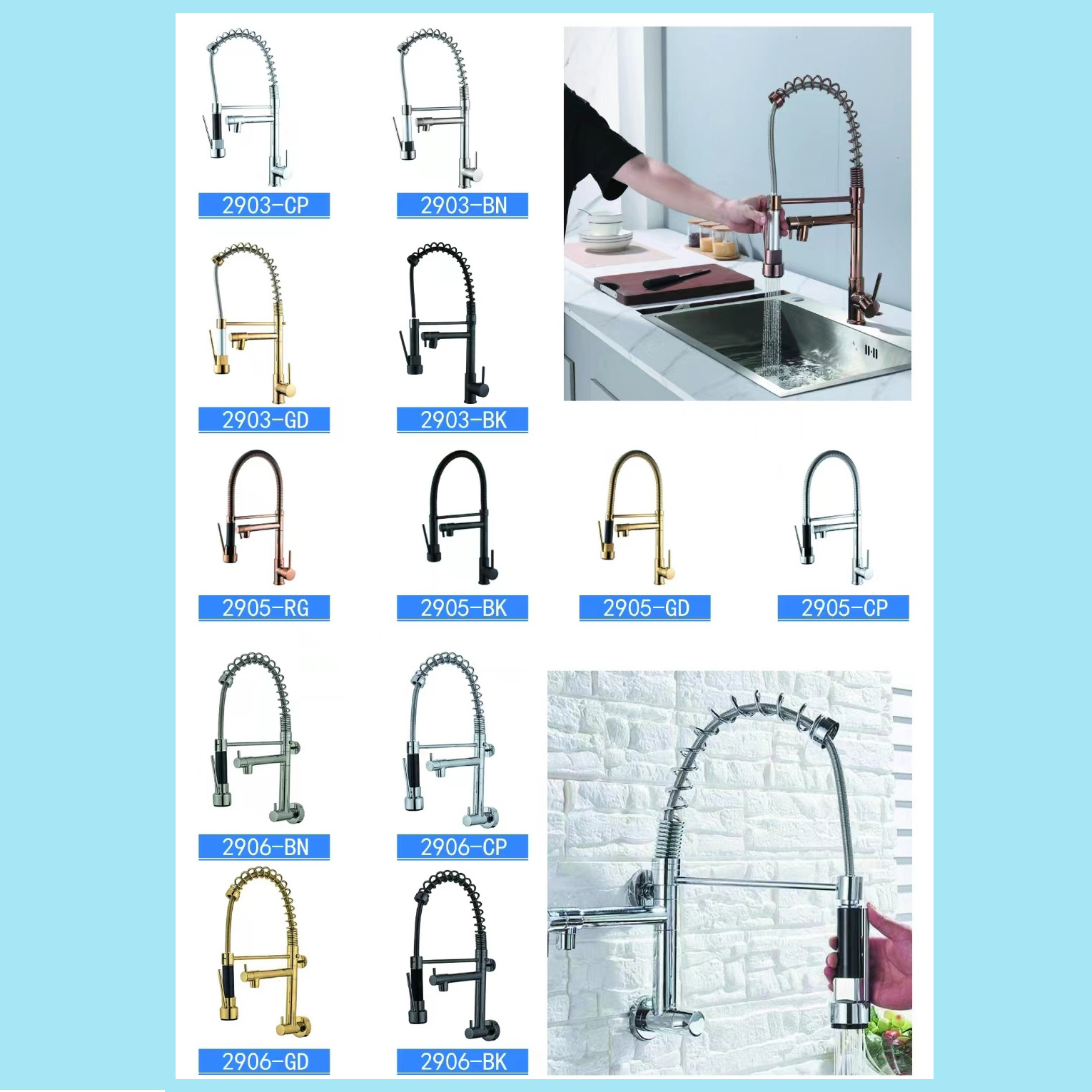 Lever Mixer Kitchen Faucet Single Handle Sprayer Kitchen Taps Sink Pull Down Spray Kitchen Faucet