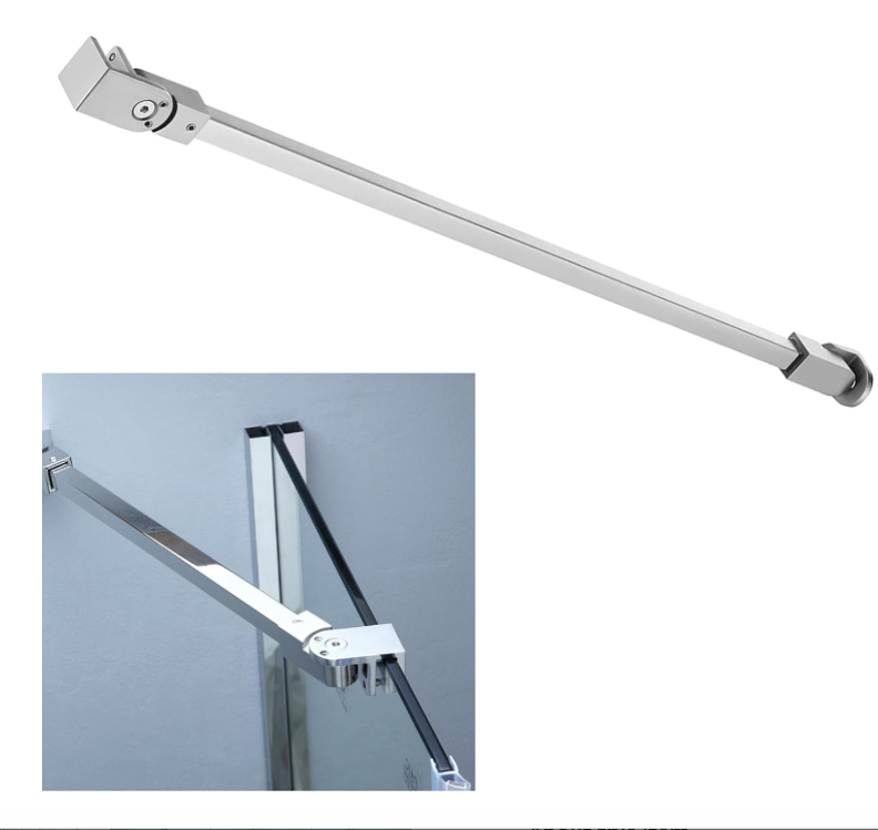 40cm Stainless Steel Glass Shower Door Support Bar