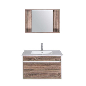 Ready Made Melamine MDF Under Basin Bathroom Cabinet with Storage Mirror Bathroom Storage Cabinet