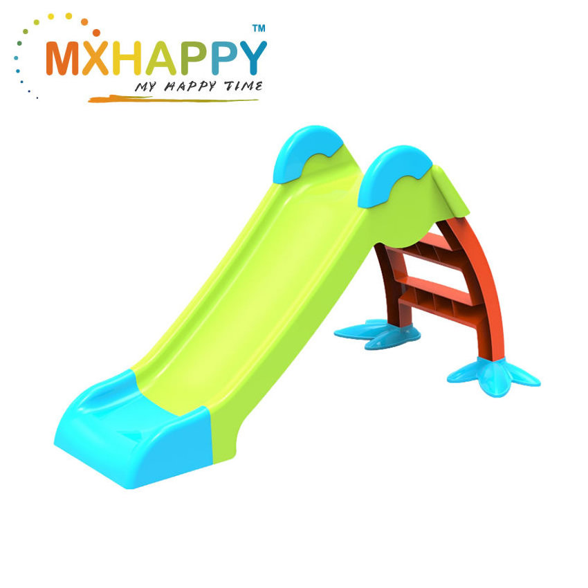 MH80 Slide 1.4M Sports Climber and Slide for Kids with Basketball Hoop Easy Climb Stairs and Ring Games Indoors Outdoor