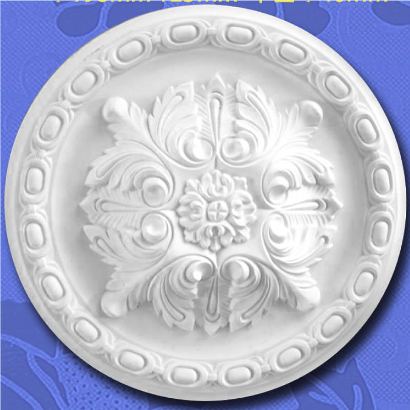 Gypsum Plaster Ceiling Center Rose Dome Center Panel Medallion