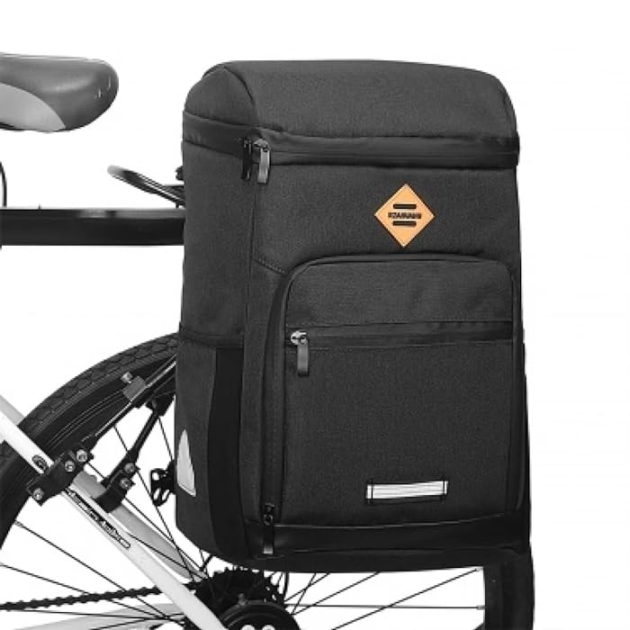 Bicycle rear shelf bag backpack large capacity thermal insulation sports multi-functional bag travel city bag