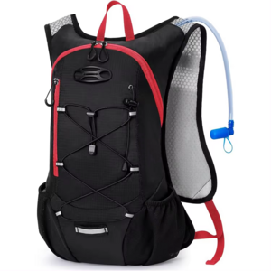 Custom Insulted Backpack With 2L Water Bladder High Flow Bite Valve Lightweight Hydration Backpack For Hiking Running Cycling