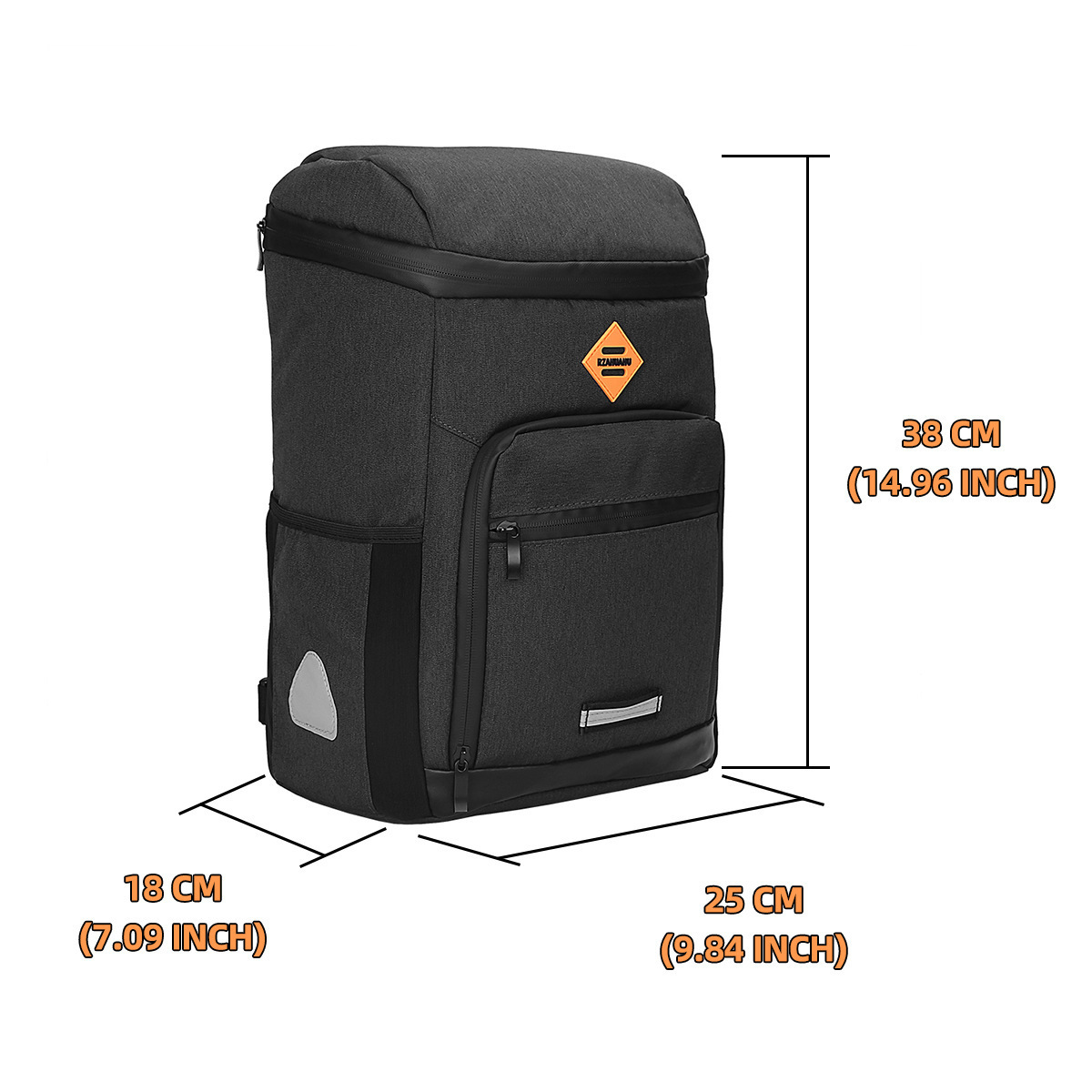 Bicycle rear shelf bag backpack large capacity thermal insulation sports multi-functional bag travel city bag