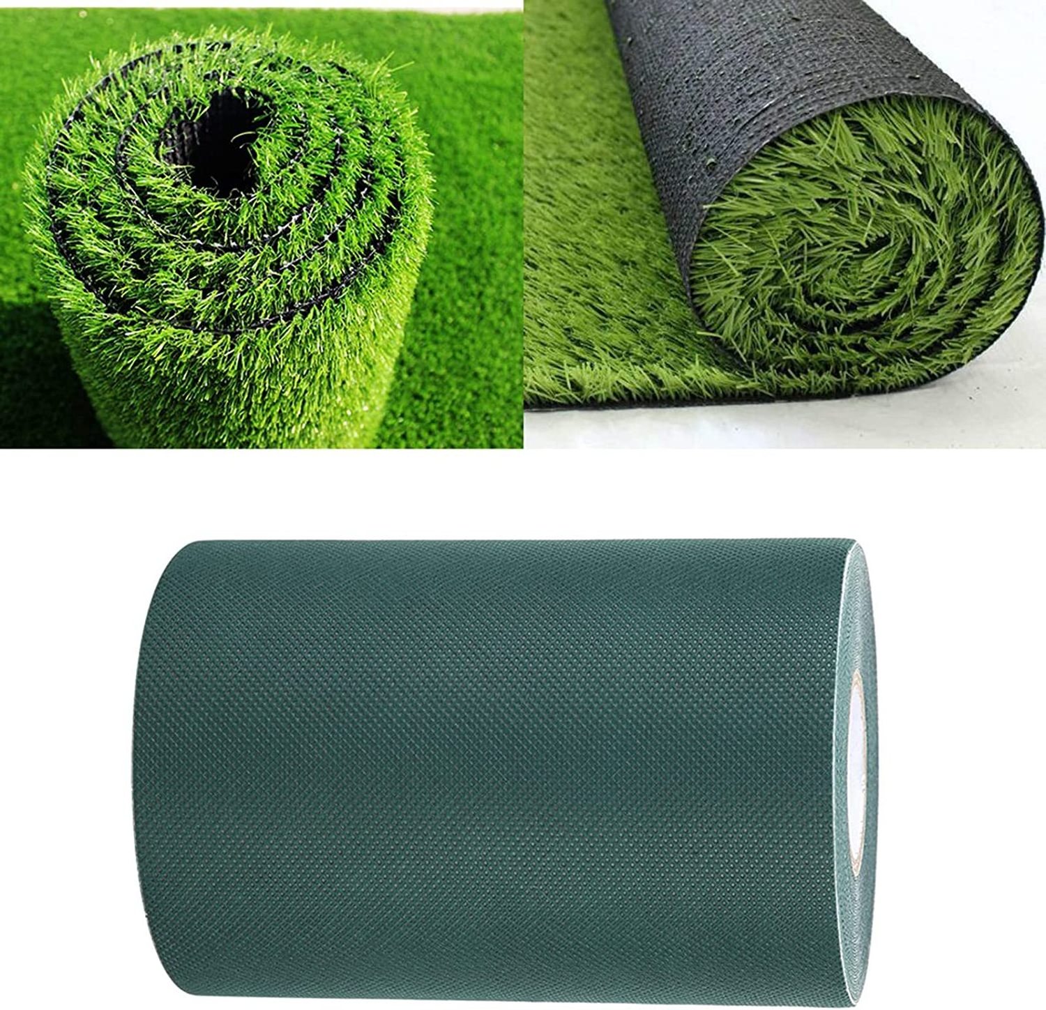 Double-Sided Artificial Grass Tape Self Adhesive Turf Seam Tape for Artificial Turf, Grass Carpet, Weatherproof Indoor Outdoor