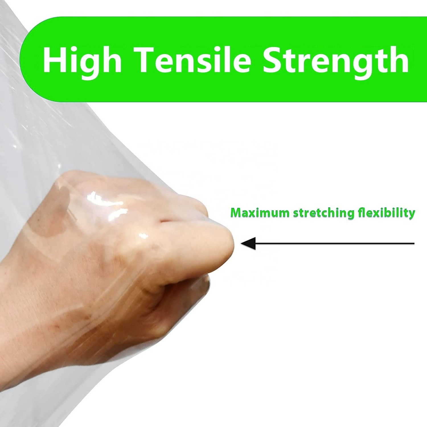 LLDPE Stretch Film,Clear Stretch Wrap for Moving/Pallet Heavy Duty Shrink Film